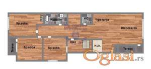 Četvorosoban stan u Petrovaradinu,96m2